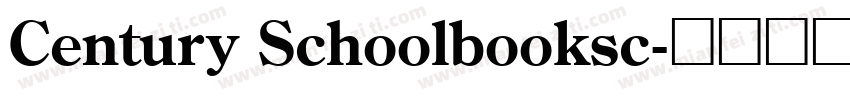 Century Schoolbooksc字体转换